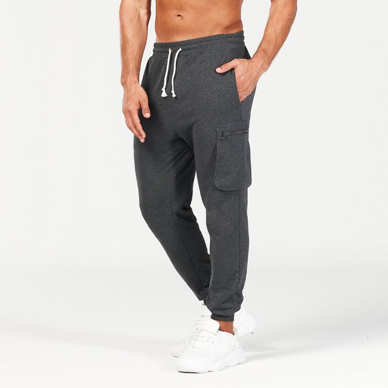 Golden Era New School Joggers - Black Marl